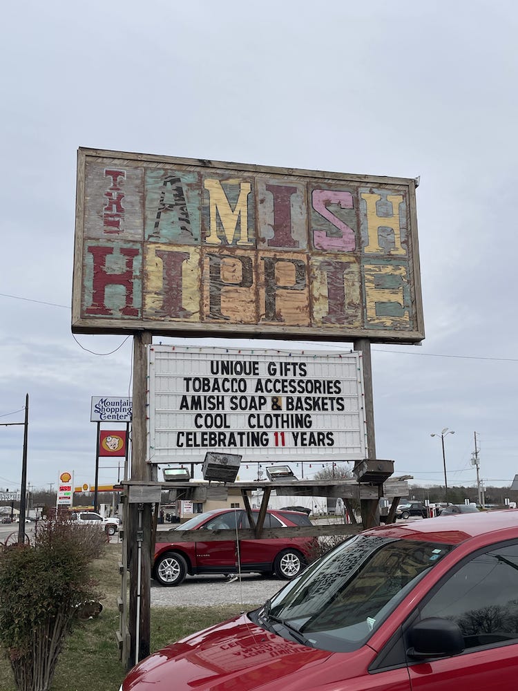 Amish Hippie is a great place to shop in Monteagle, TN